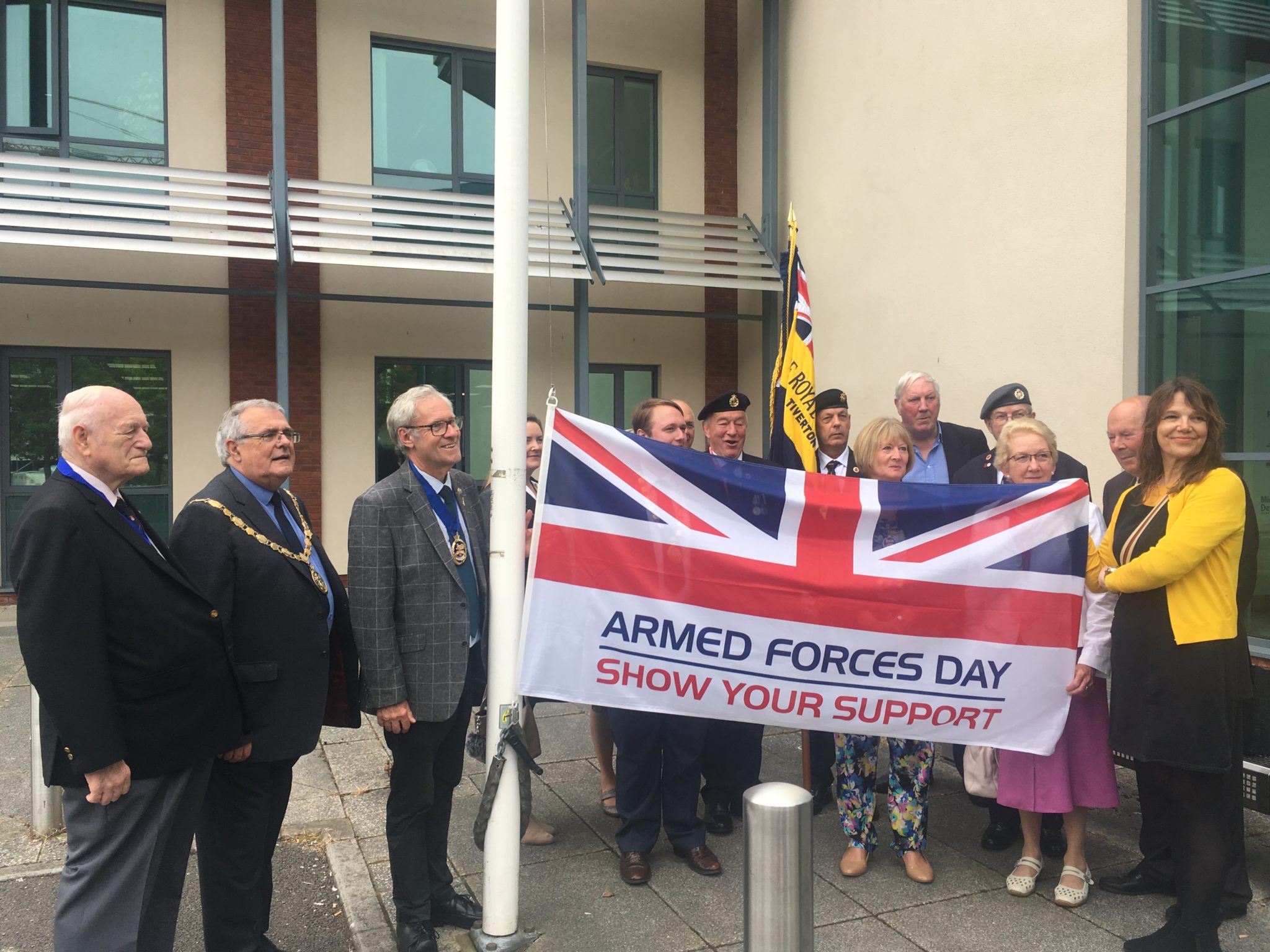 Flag Raised for Armed Forces Day