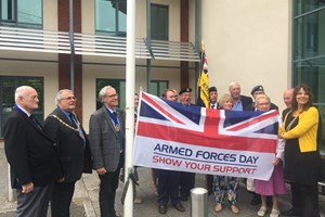 Flag Raised for Armed Forces Day