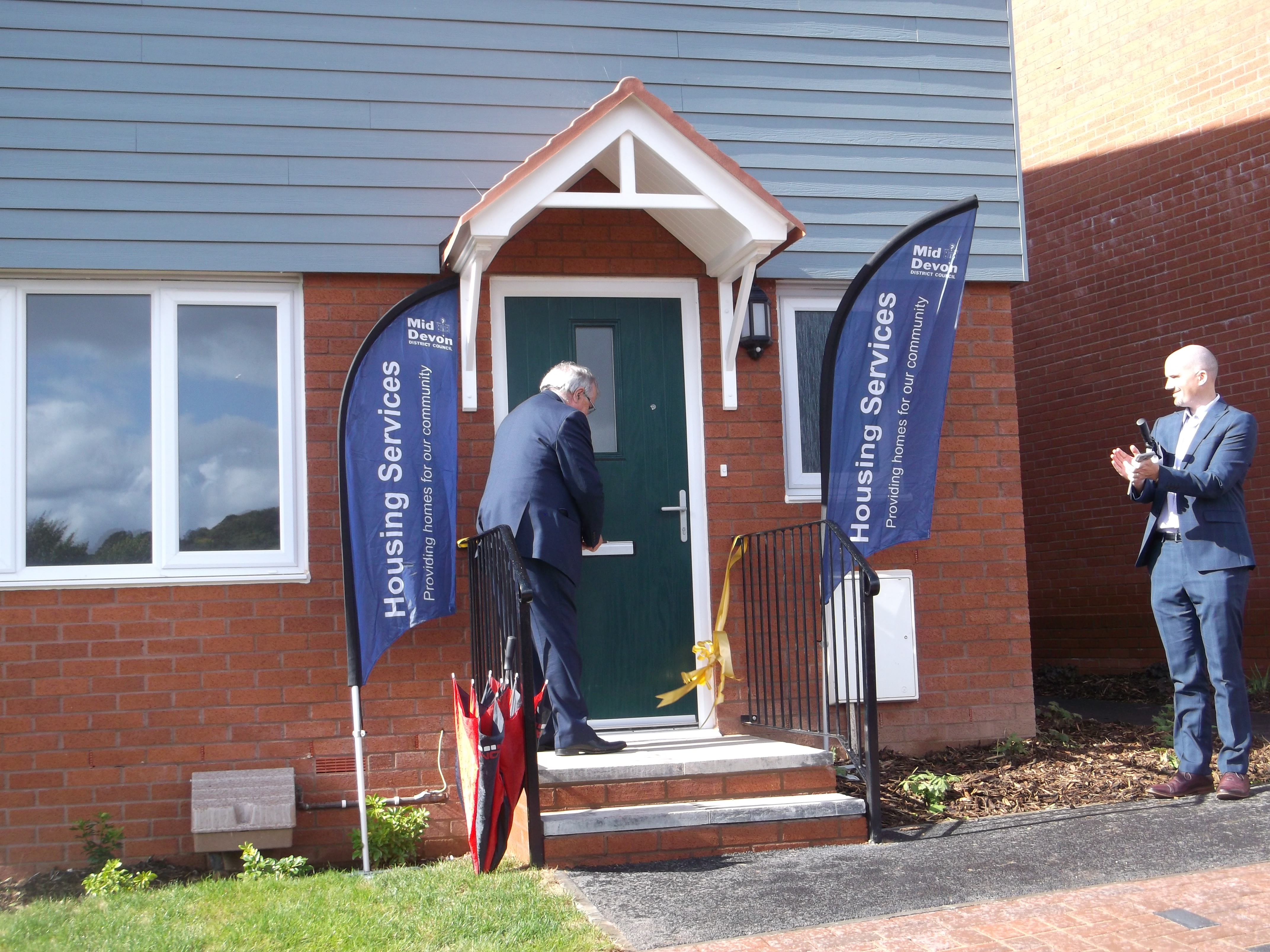 Council marks 100 years of social housing with opening of new Tiverton homes