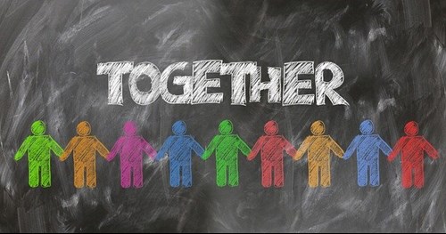 'Together' stock image