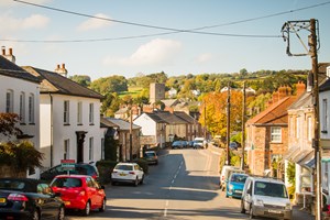 Bampton – a bustling town which has opened safely to visitors this Summer