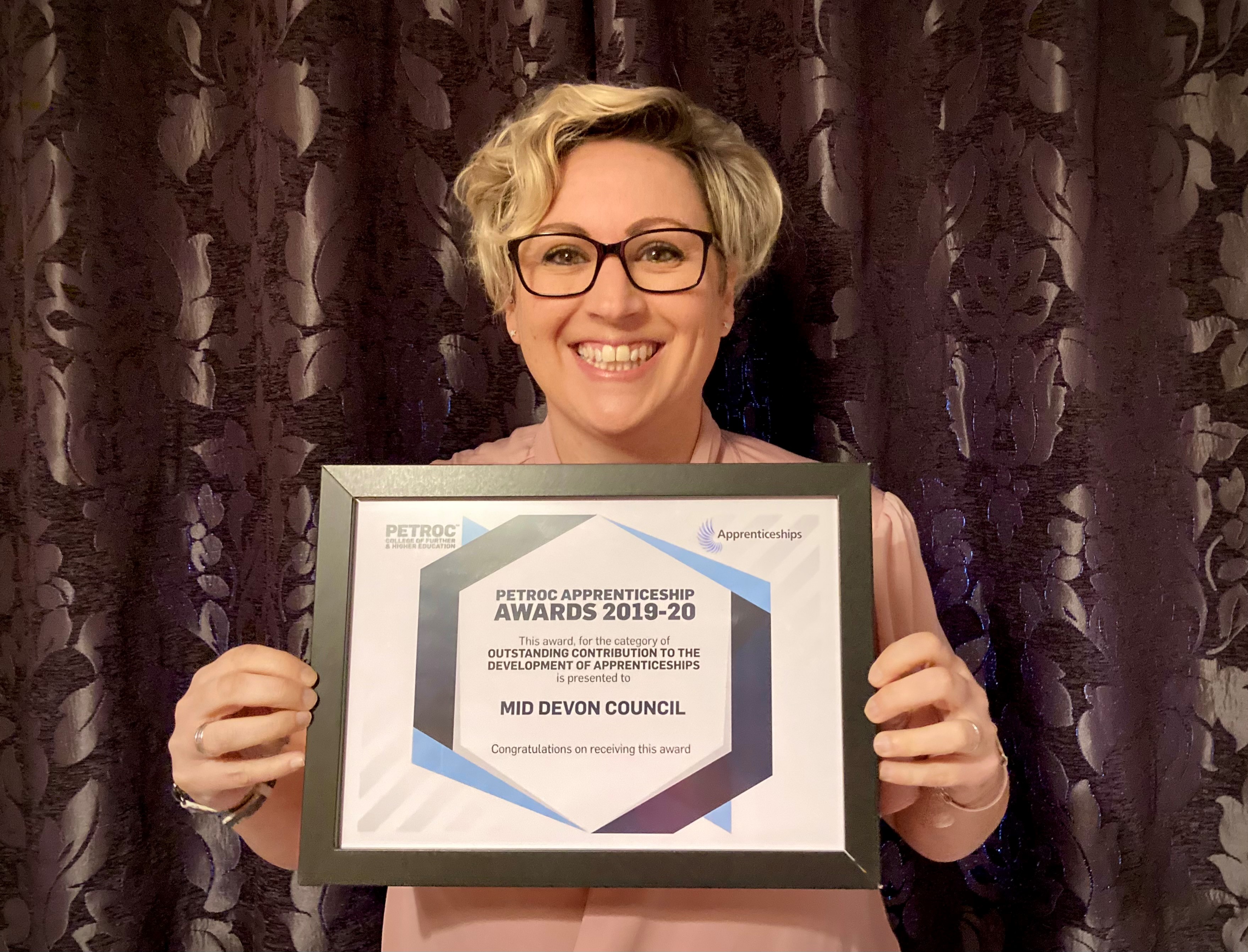 Council’s Work with Apprentices Wins Award