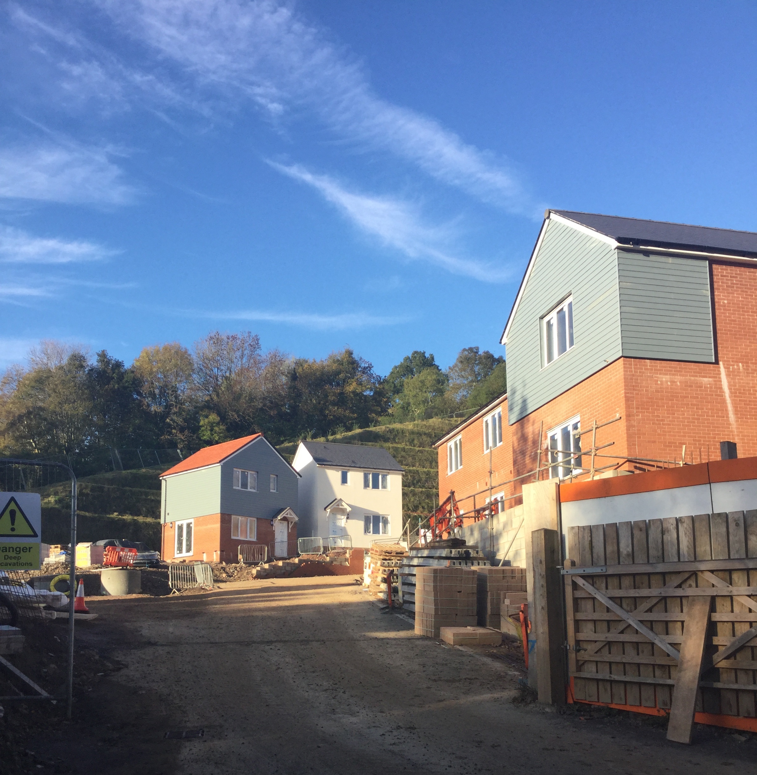 New homes under construction at Turner Rise
