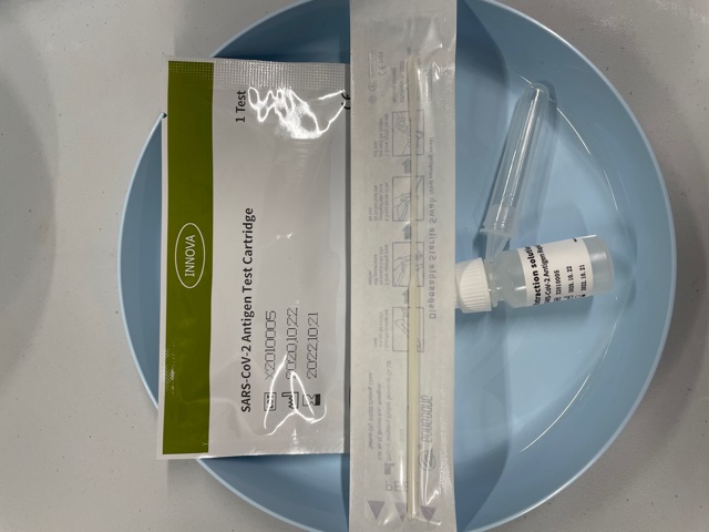 Picture of a covid test kit