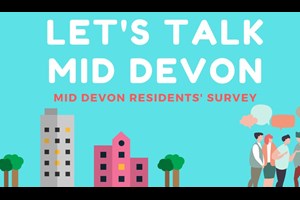 Logo for Lets Talk Mid Devon survey