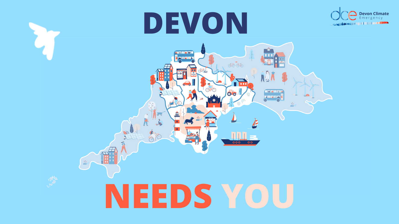 Map of Devon and Cornwall 