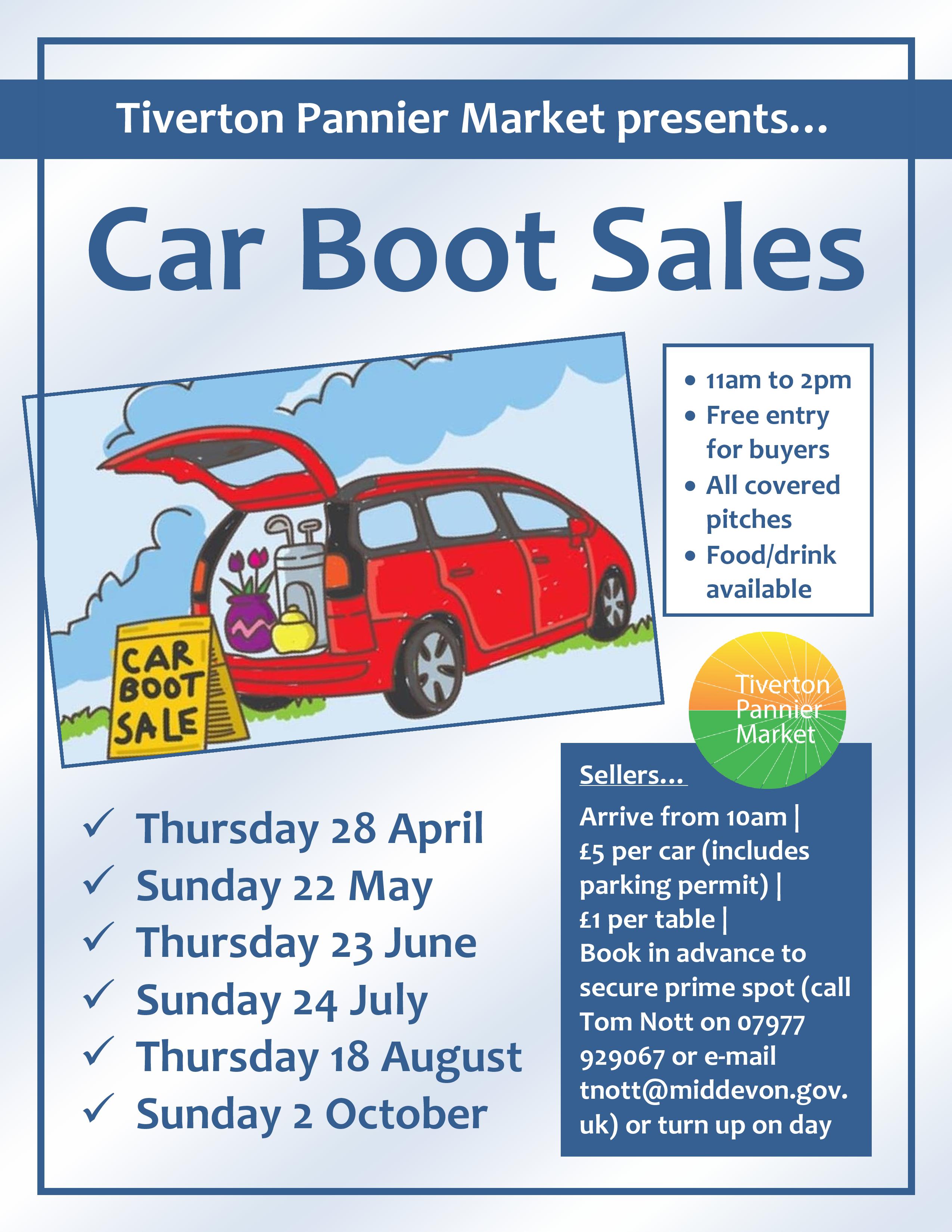 Market to host mix of midweek and weekend car boot sales