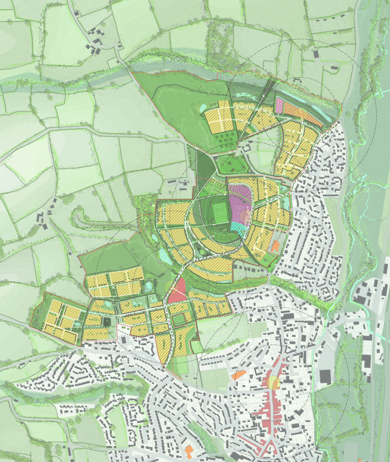 Map of NW Cullompton Consultation Area