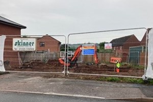 Groundworks at Beech Road, Tiverton 