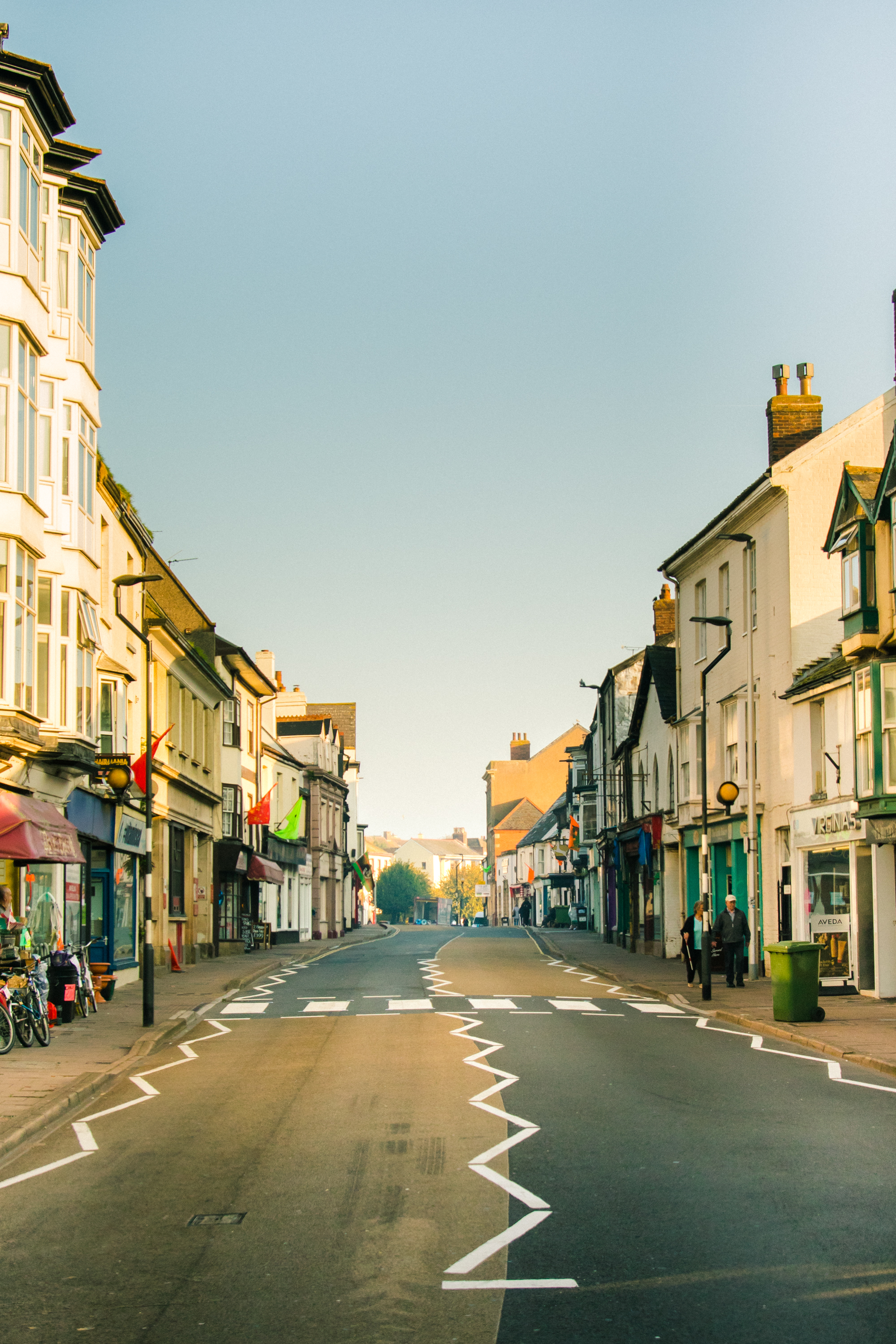 View of Cullompton's Fore Street 