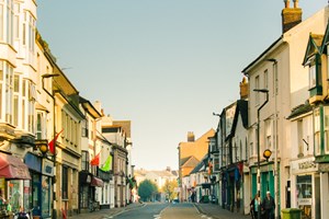 View of Cullompton's Fore Street 