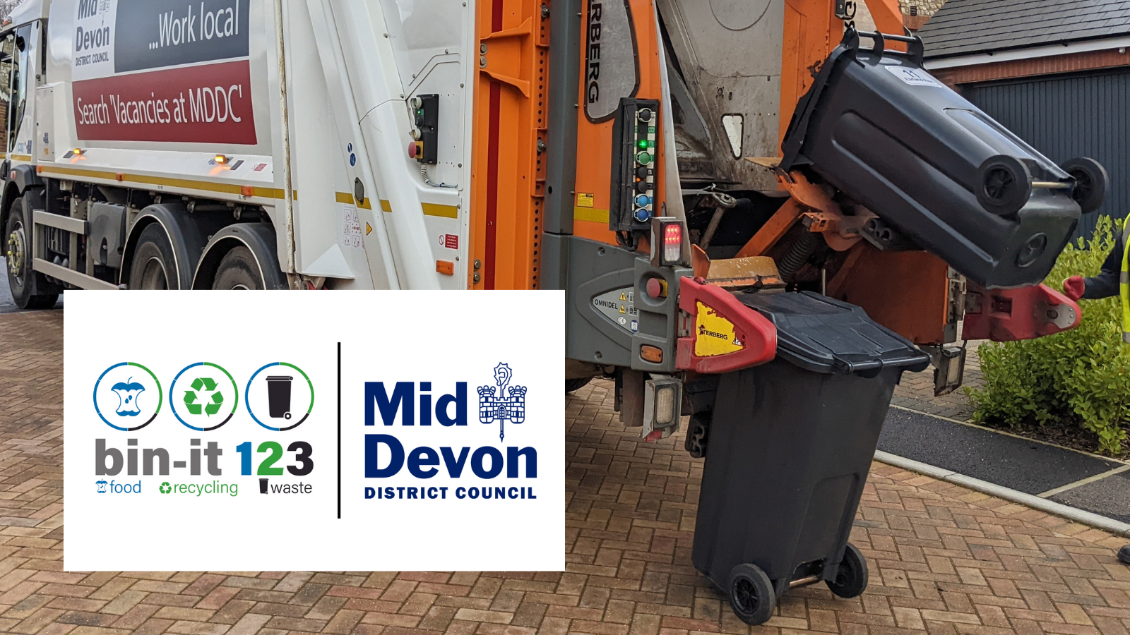 Bin-It 123 service sees improvements in recycling rates for Mid Devon