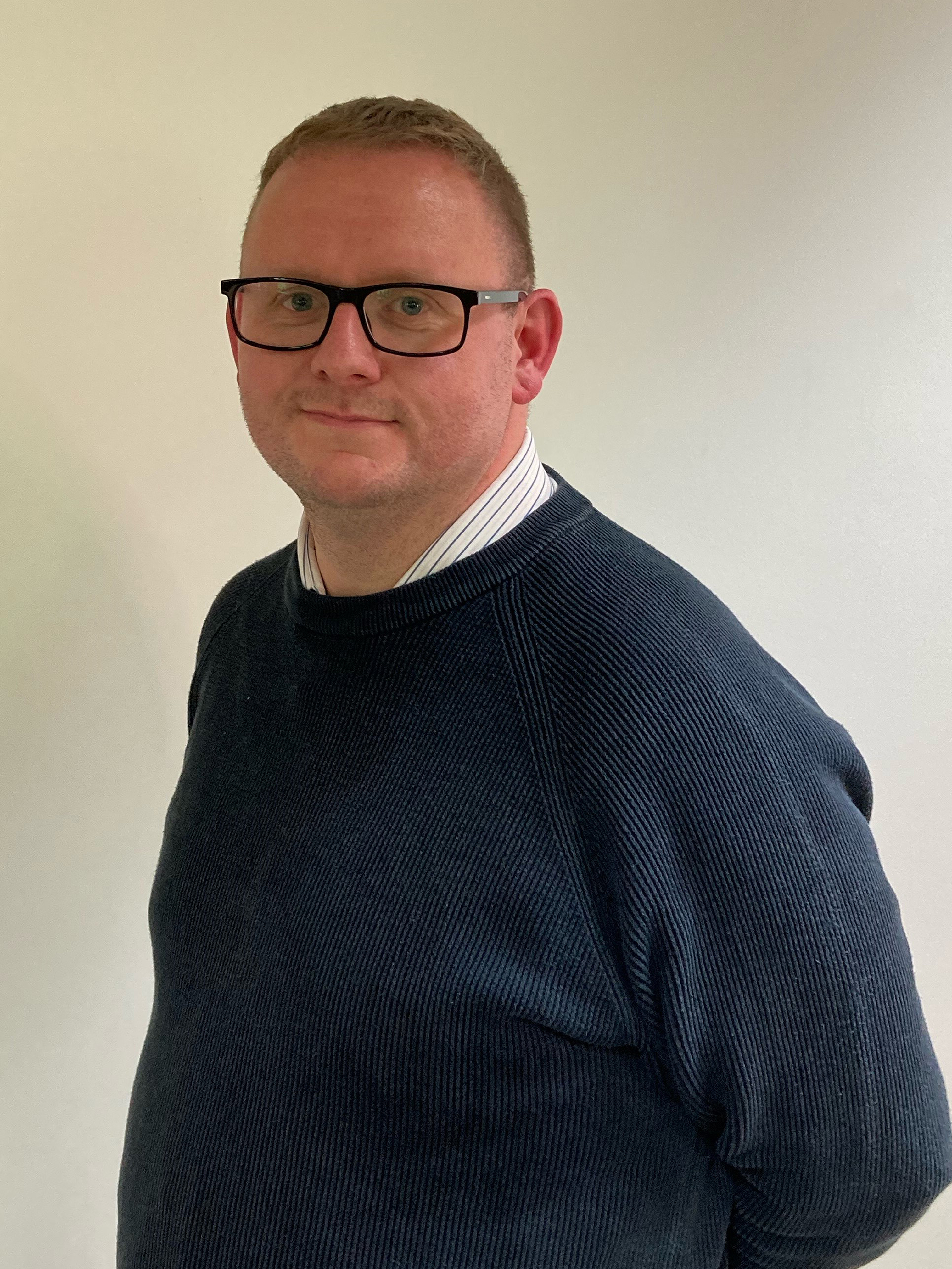 Portrait photo of new council leader Luke Taylor 