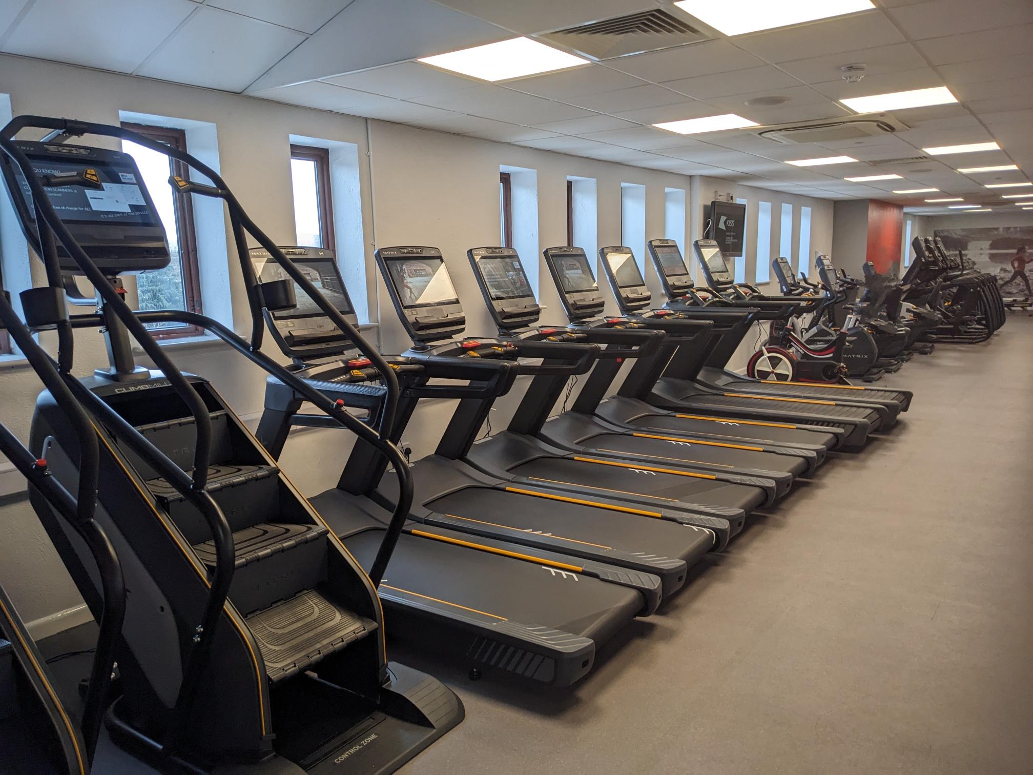 Cardio machines after Lords Meadow refit