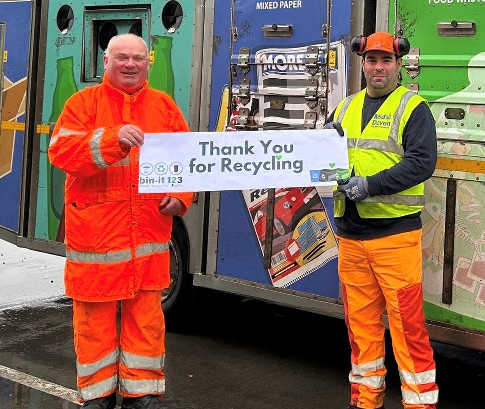 Crew; thank you for recycling.