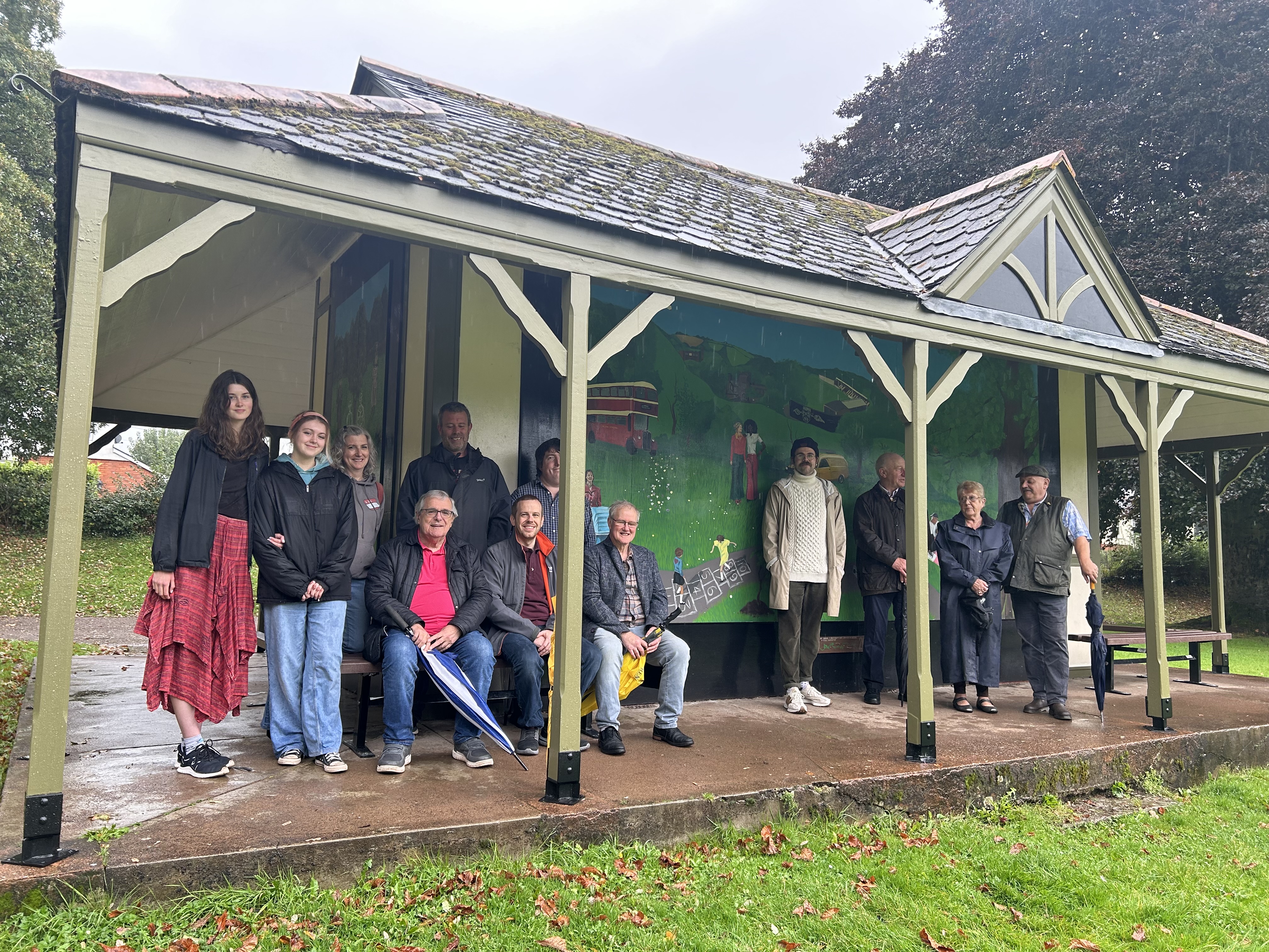 People’s Park Shelter Receives an Artistic Revamp
