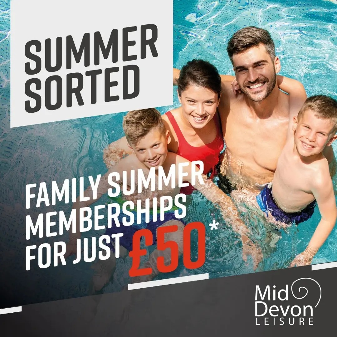 Mid Devon Leisure’s Summer Family Membership Success
