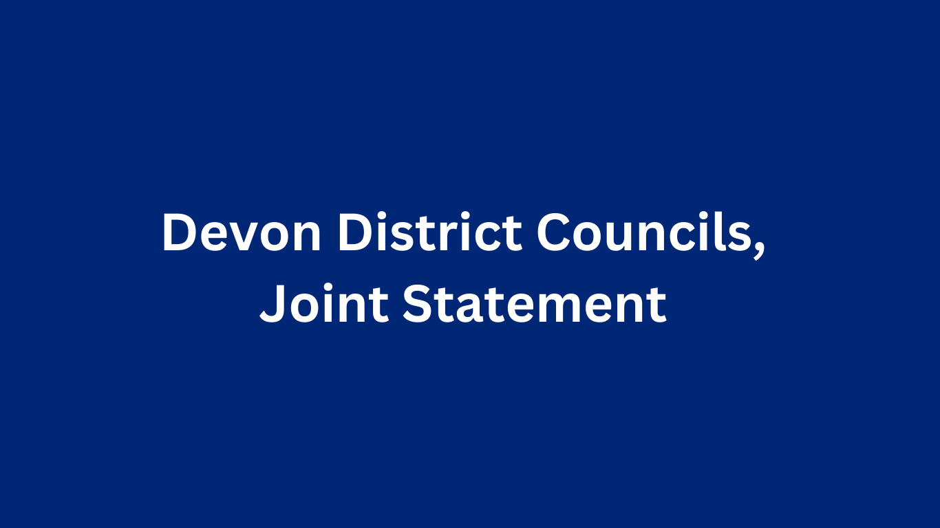 Joint statement: Devon District Councils