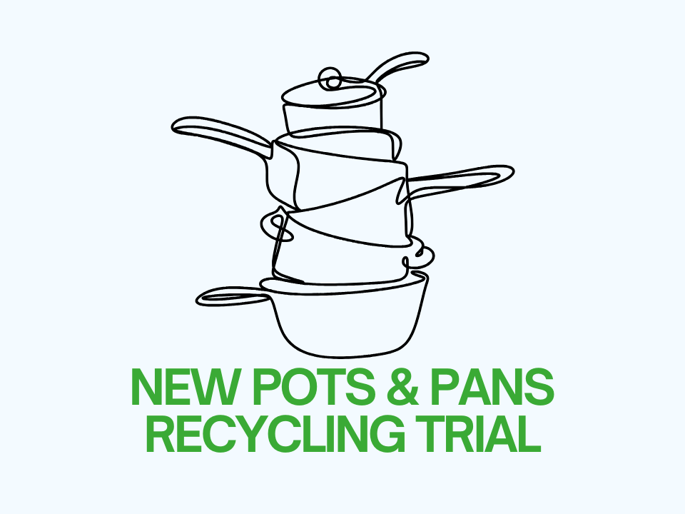 Council launches trial pots and pans recycling collection
