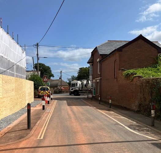 Road Closure and Cross Hotel, Copplestone Update