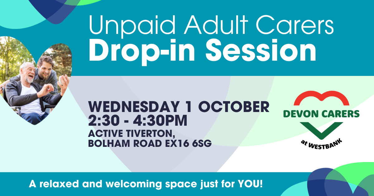 Active Mid Devon to Host Drop-In Session for Unpaid Carers
