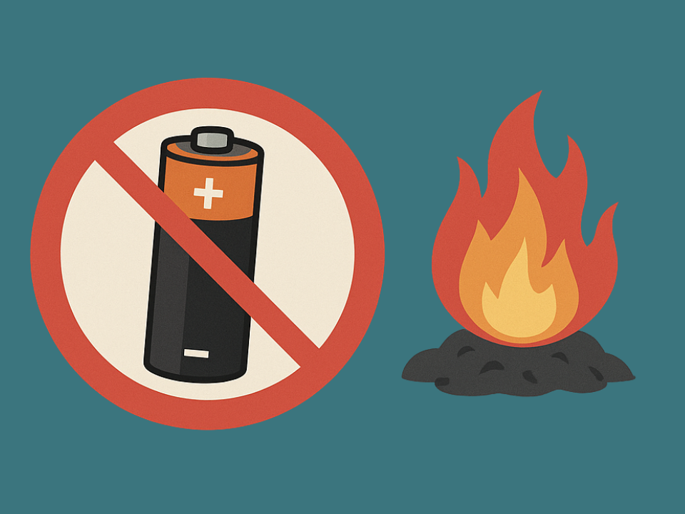 Residents urged to dispose of batteries safely to reduce fire and environmental risks