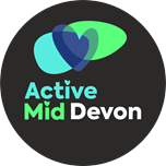 Active Mid Devon logo on black