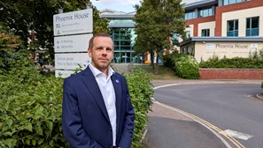 David Wulf outside Phoenix House