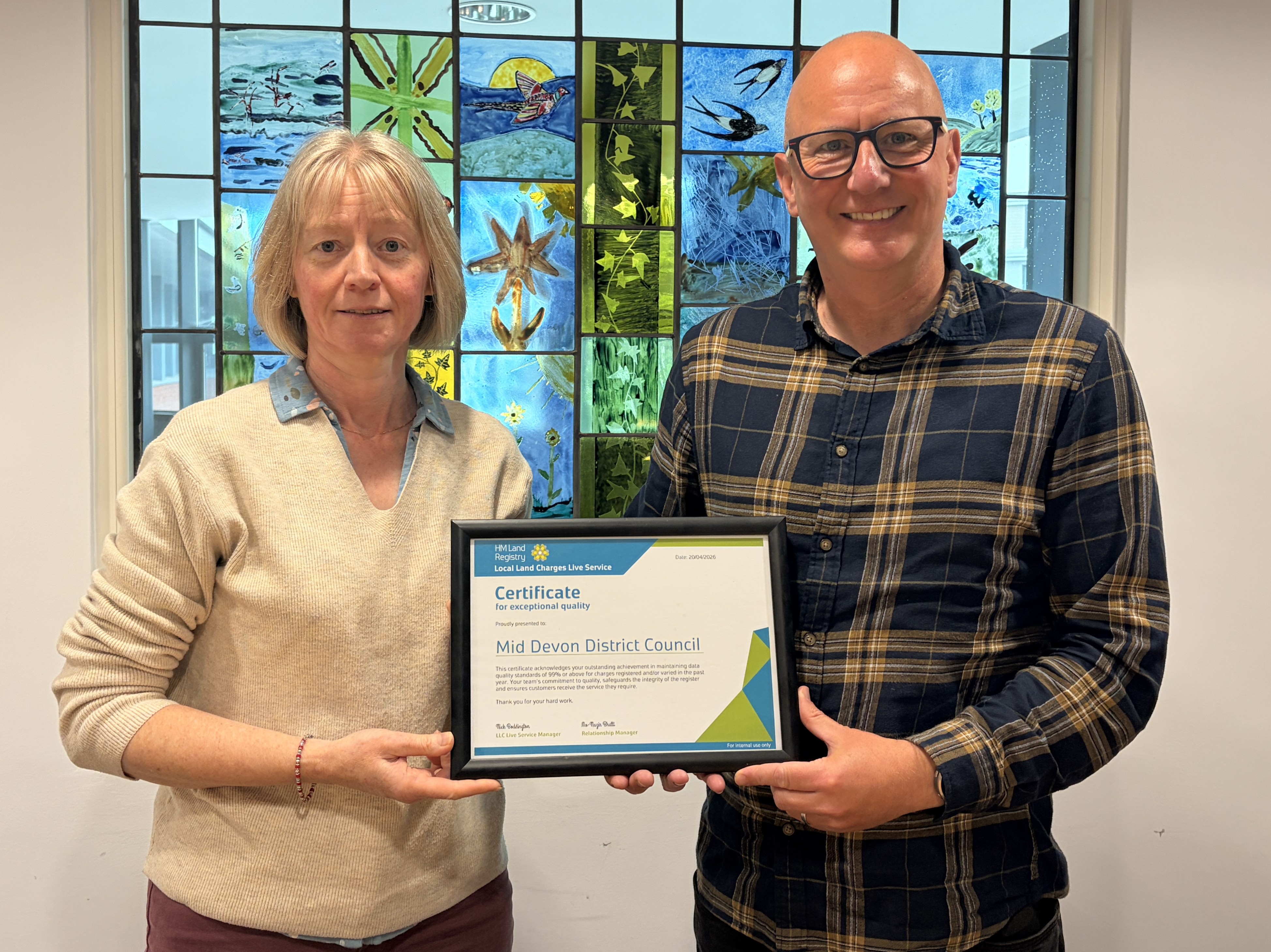 Land Charges team celebrates consecutive years of national recognition