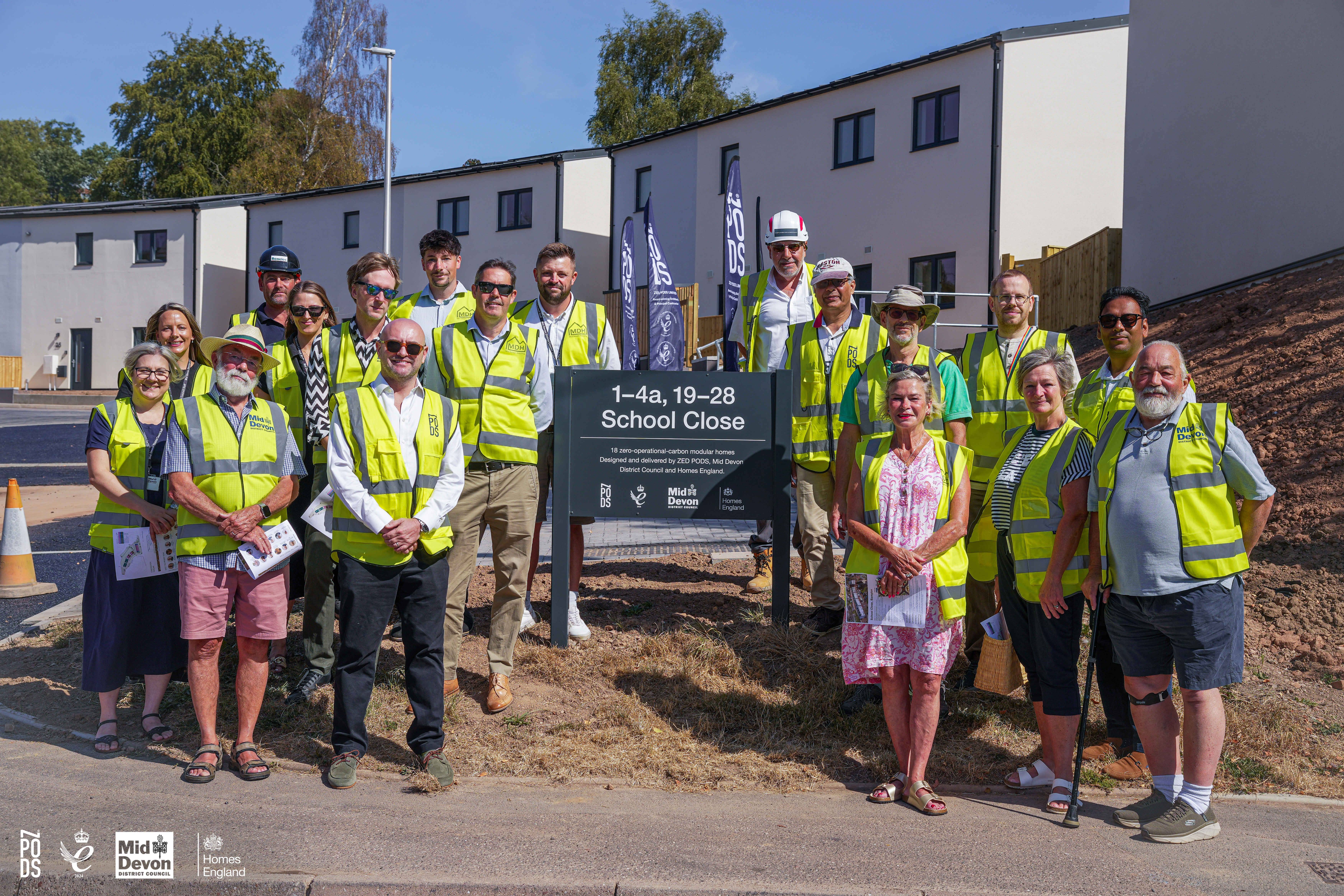 New zero-carbon council homes showcased during Bampton preview
